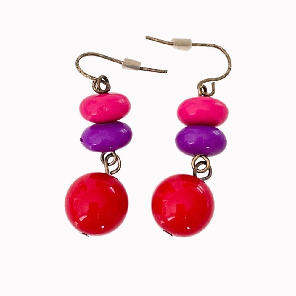 Beaded Dangling Drop Earrings